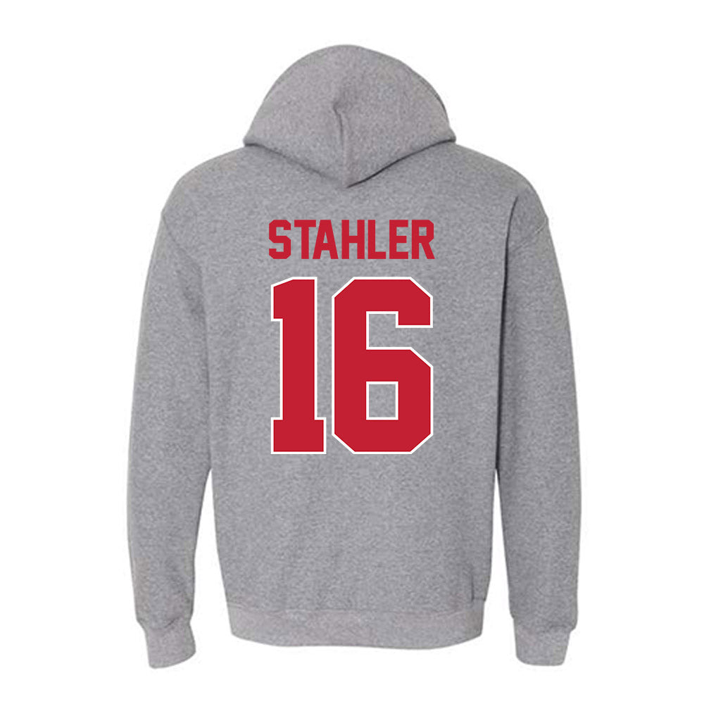 Ohio State - NCAA Women's Volleyball : Mia Stahler - Classic Shersey Hooded Sweatshirt-1