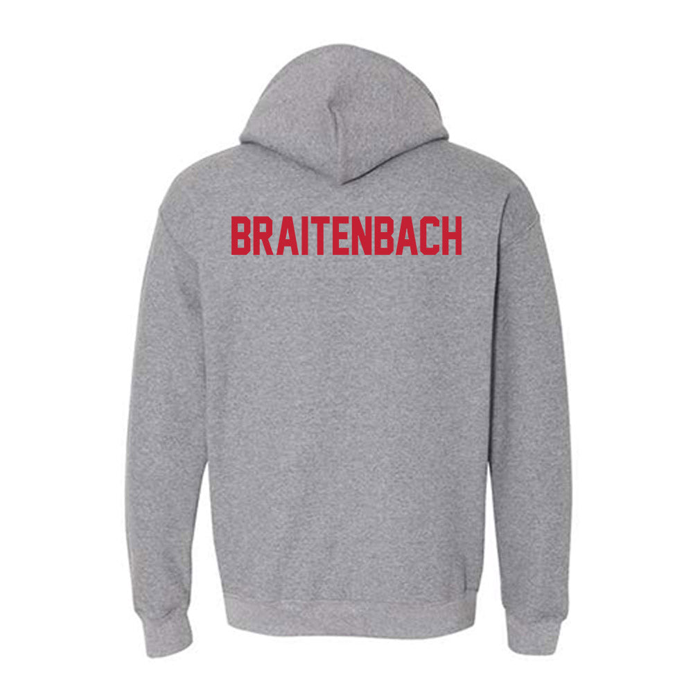 Ohio State - NCAA Men's Swimming & Diving : Ernest Braitenbach - Classic Shersey Hooded Sweatshirt-1
