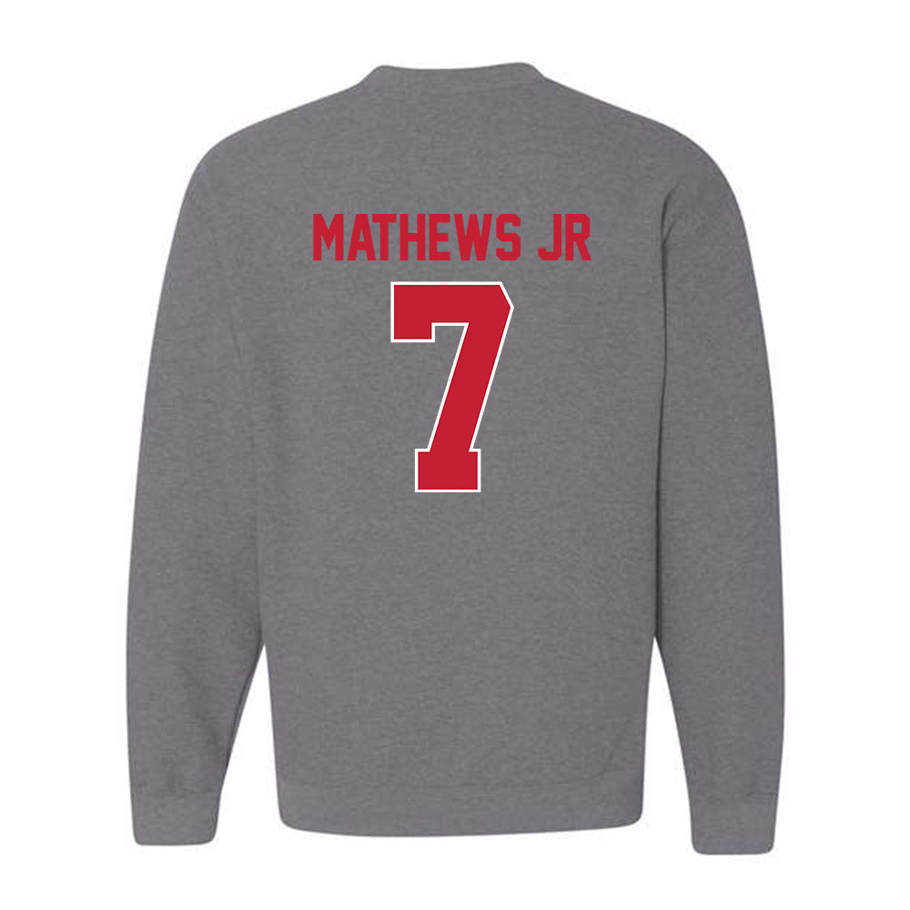 Ohio State - NCAA Football : Jermaine Mathews Jr - Classic Shersey Crewneck Sweatshirt-1