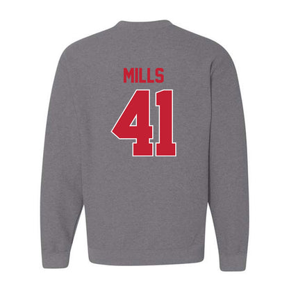 Ohio State - NCAA Football : Grant Mills - Classic Shersey Crewneck Sweatshirt-1