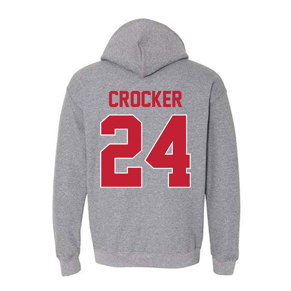 Ohio State - NCAA Men's Ice Hockey : Niall Crocker - Classic Shersey Hooded Sweatshirt-1