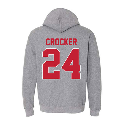 Ohio State - NCAA Men's Ice Hockey : Niall Crocker - Classic Shersey Hooded Sweatshirt-1