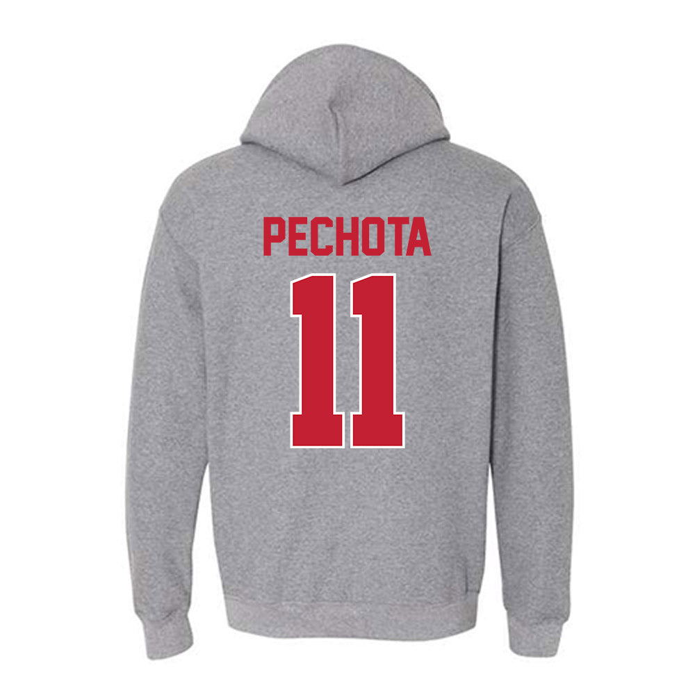 Ohio State - NCAA Men's Soccer : Luciano Pechota - Classic Shersey Hooded Sweatshirt-1
