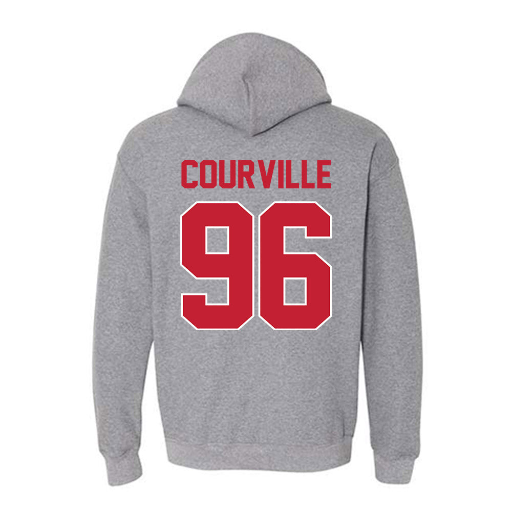 Ohio State - NCAA Football : Jackson Courville - Classic Shersey Hooded Sweatshirt-1