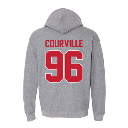 Ohio State - NCAA Football : Jackson Courville - Classic Shersey Hooded Sweatshirt-1