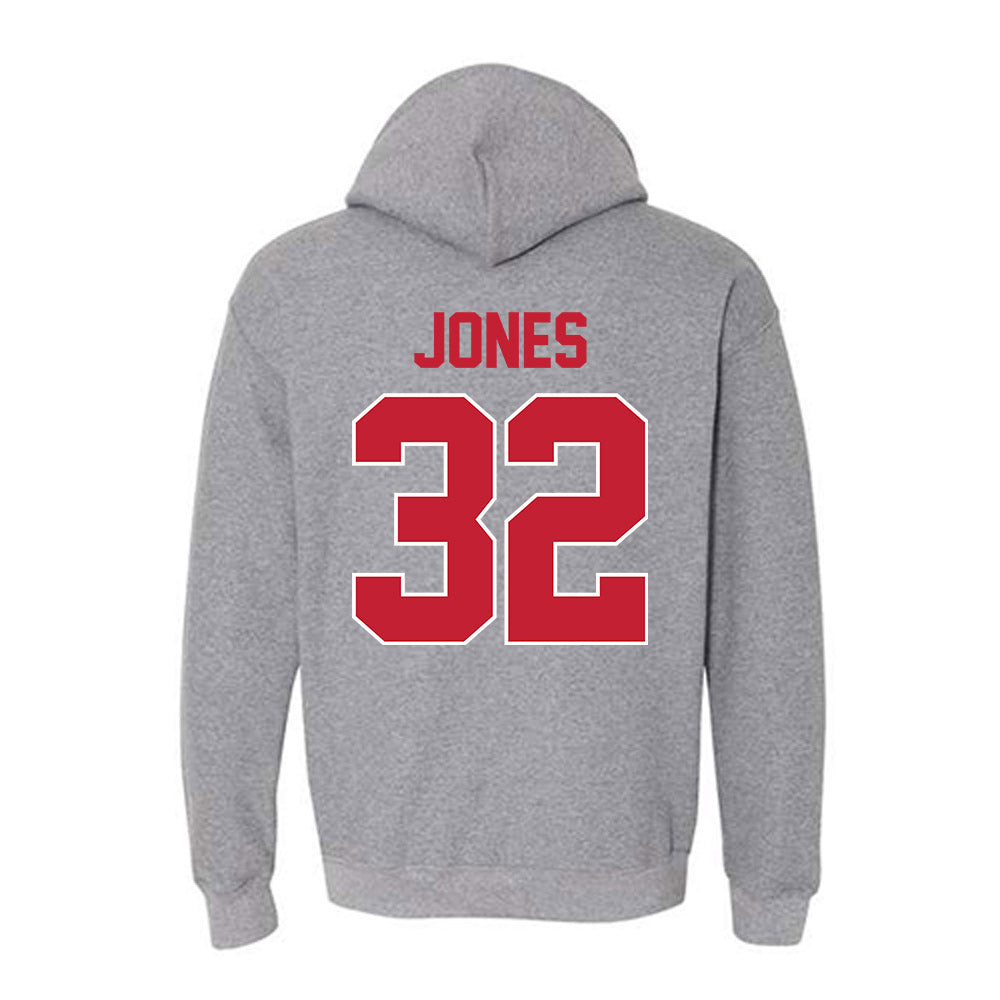 Ohio State - NCAA Men's Lacrosse : Tate Jones - Classic Shersey Hooded Sweatshirt-1