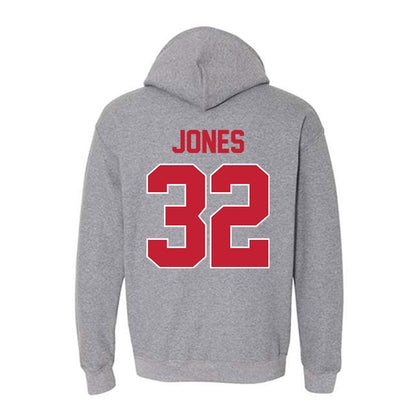Ohio State - NCAA Men's Lacrosse : Tate Jones - Classic Shersey Hooded Sweatshirt-1
