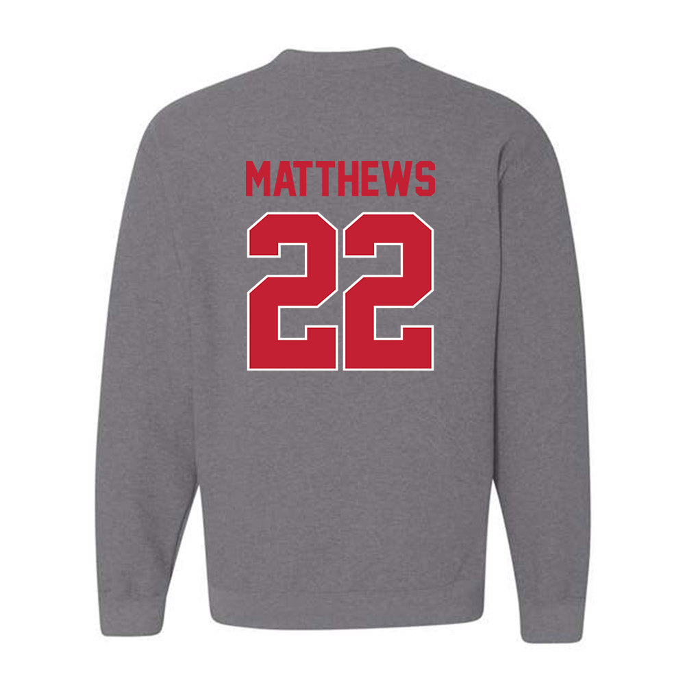 Ohio State - NCAA Women's Ice Hockey : Sloane Matthews - Classic Shersey Crewneck Sweatshirt-1