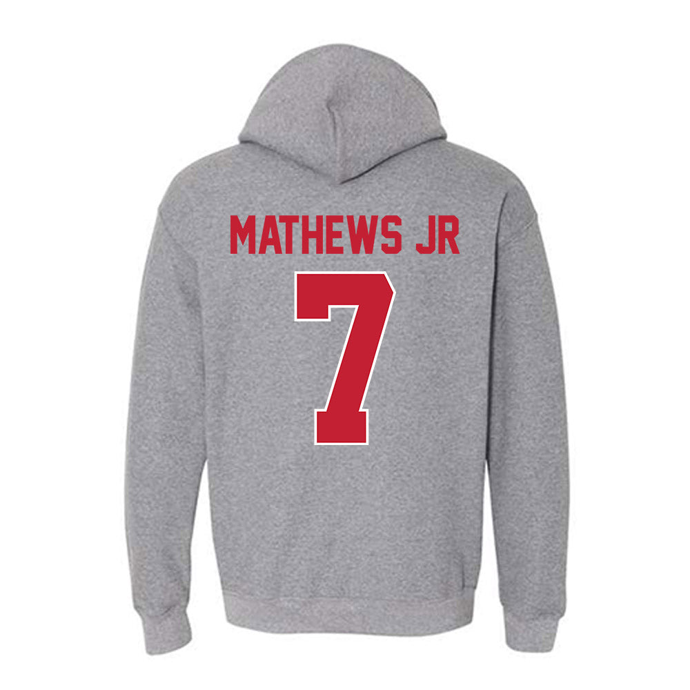 Ohio State - NCAA Football : Jermaine Mathews Jr - Classic Shersey Hooded Sweatshirt-1