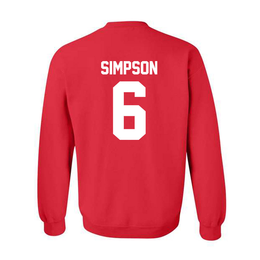 Ohio State - NCAA Baseball : Maddix Simpson - Classic Shersey Crewneck Sweatshirt-1