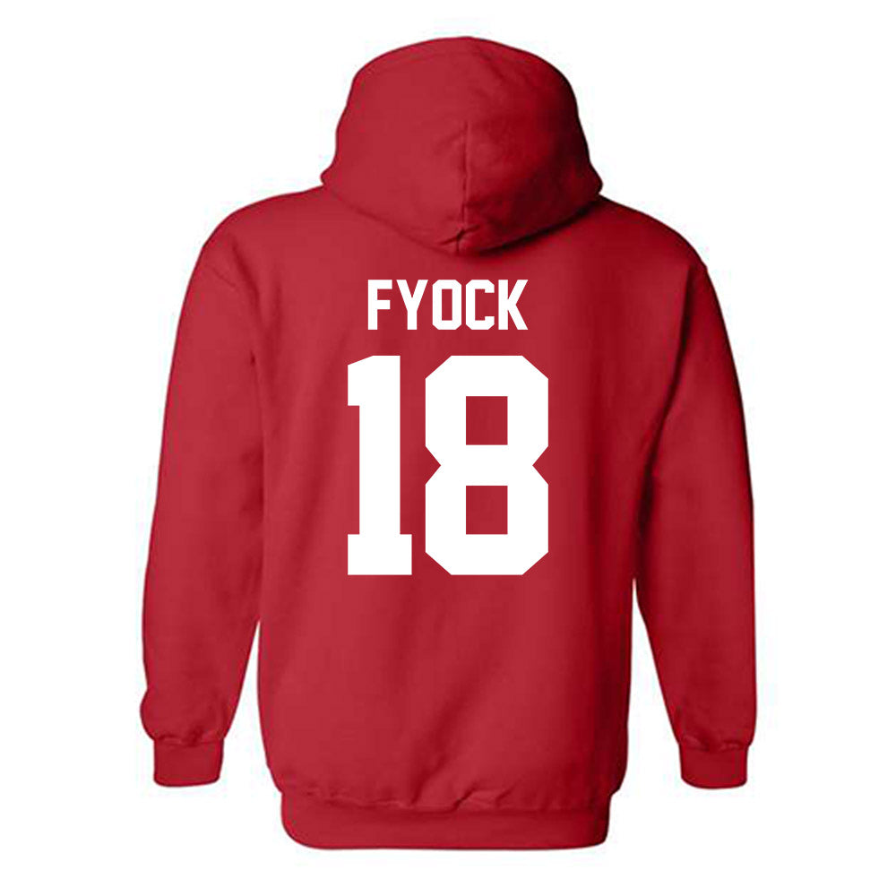 Ohio State - NCAA Men's Lacrosse : Caleb Fyock - Classic Shersey Hooded Sweatshirt-1