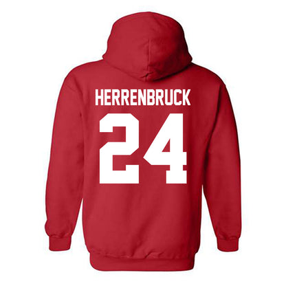 Ohio State - NCAA Baseball : Pierce Herrenbruck - Classic Shersey Hooded Sweatshirt-1