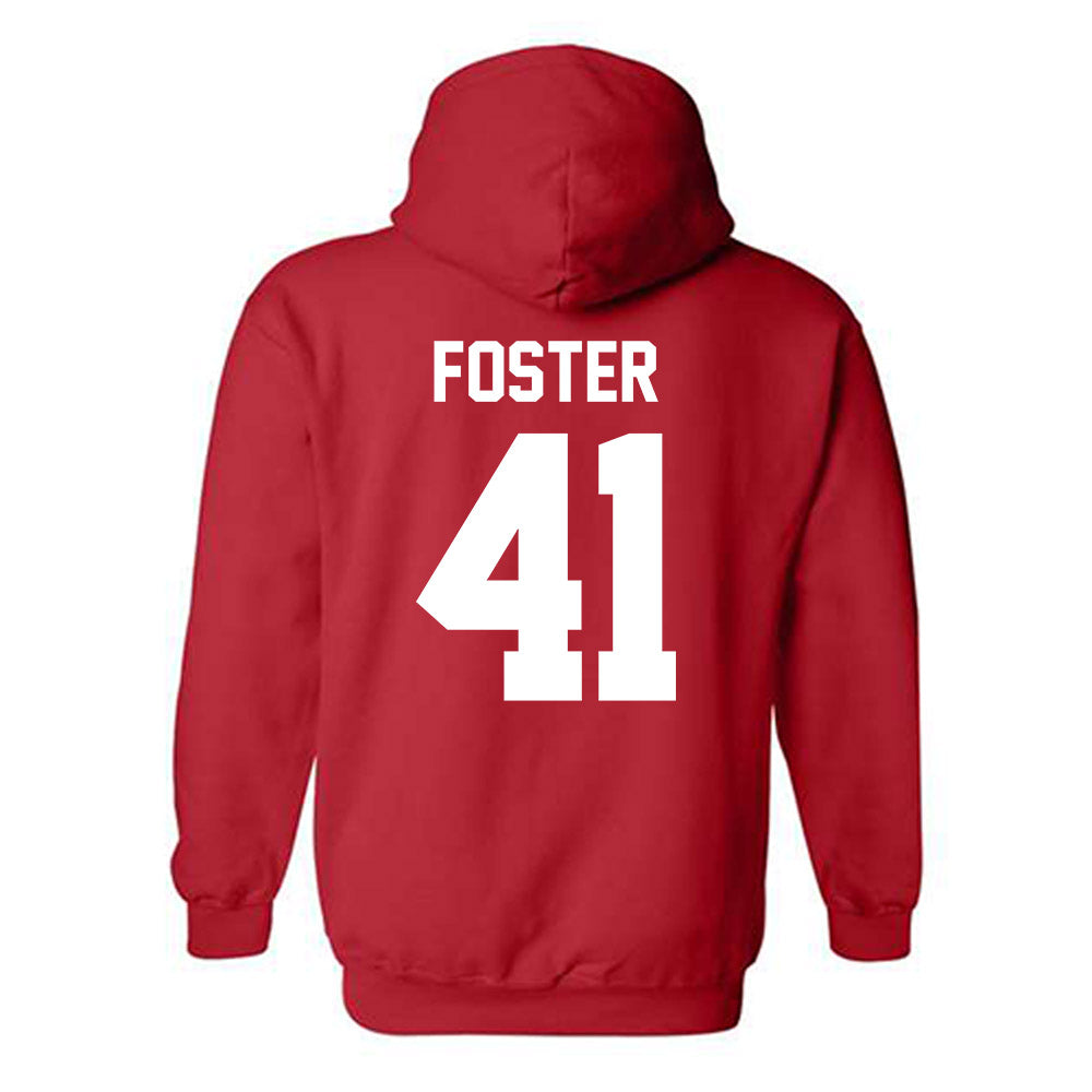 Ohio State - NCAA Men's Lacrosse : Kyle Foster - Classic Shersey Hooded Sweatshirt-1