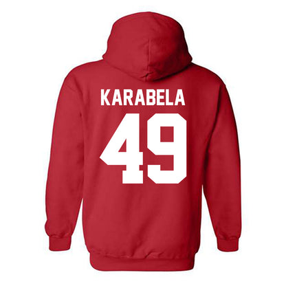 Ohio State - NCAA Men's Ice Hockey : Jake Karabela - Classic Shersey Hooded Sweatshirt-1