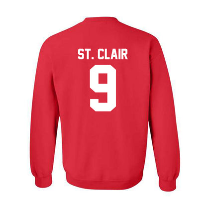 Ohio State - NCAA Football : Tavien St. Clair - Classic Shersey Crewneck Sweatshirt-1