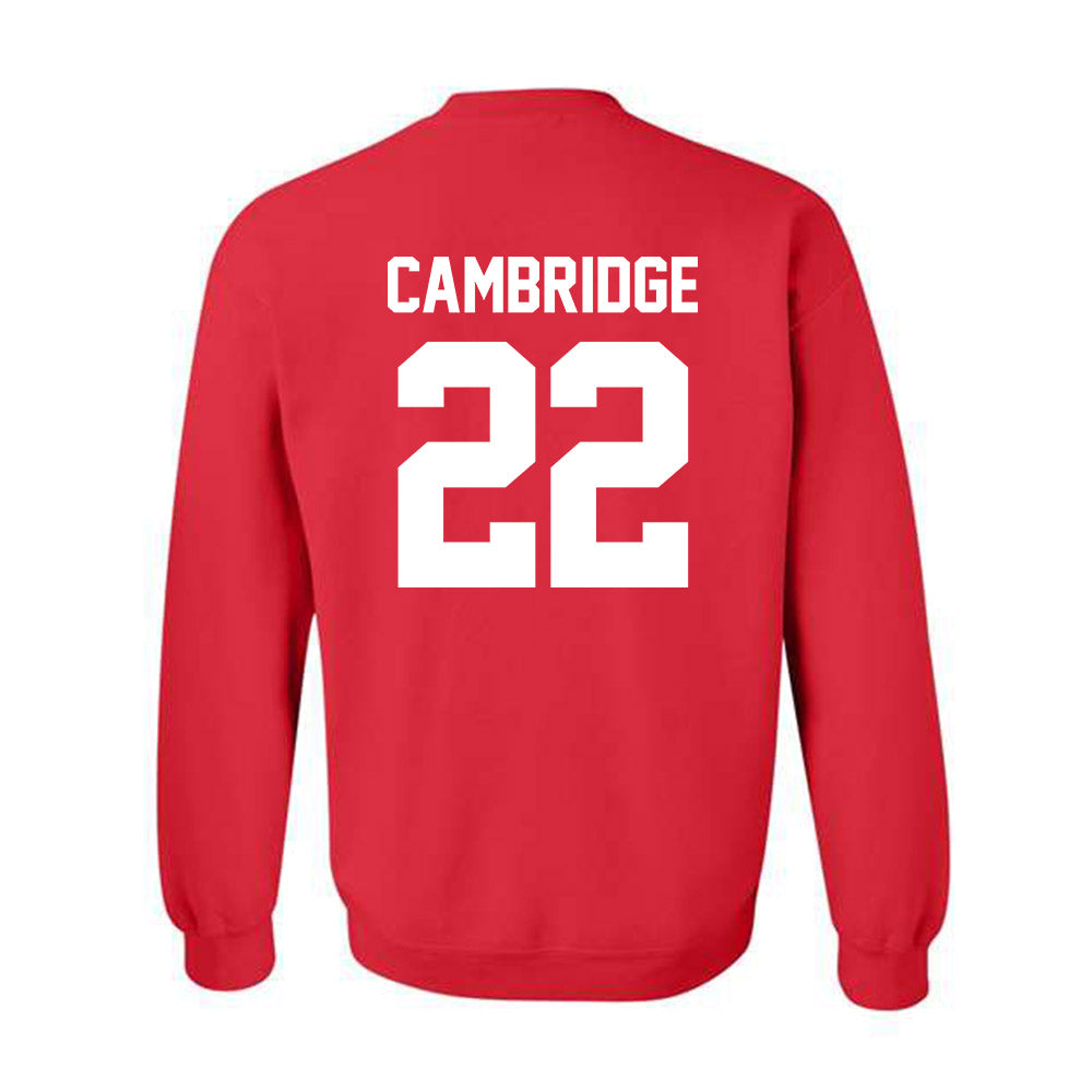 Ohio State - NCAA Women's Basketball : Jaloni Cambridge - Classic Shersey Crewneck Sweatshirt-1