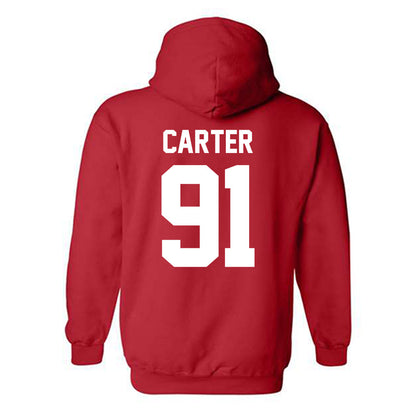 Ohio State - NCAA Football : Jarquez Carter - Classic Shersey Hooded Sweatshirt-1