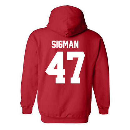 Ohio State - NCAA Baseball : Zakary Sigman - Classic Shersey Hooded Sweatshirt-1