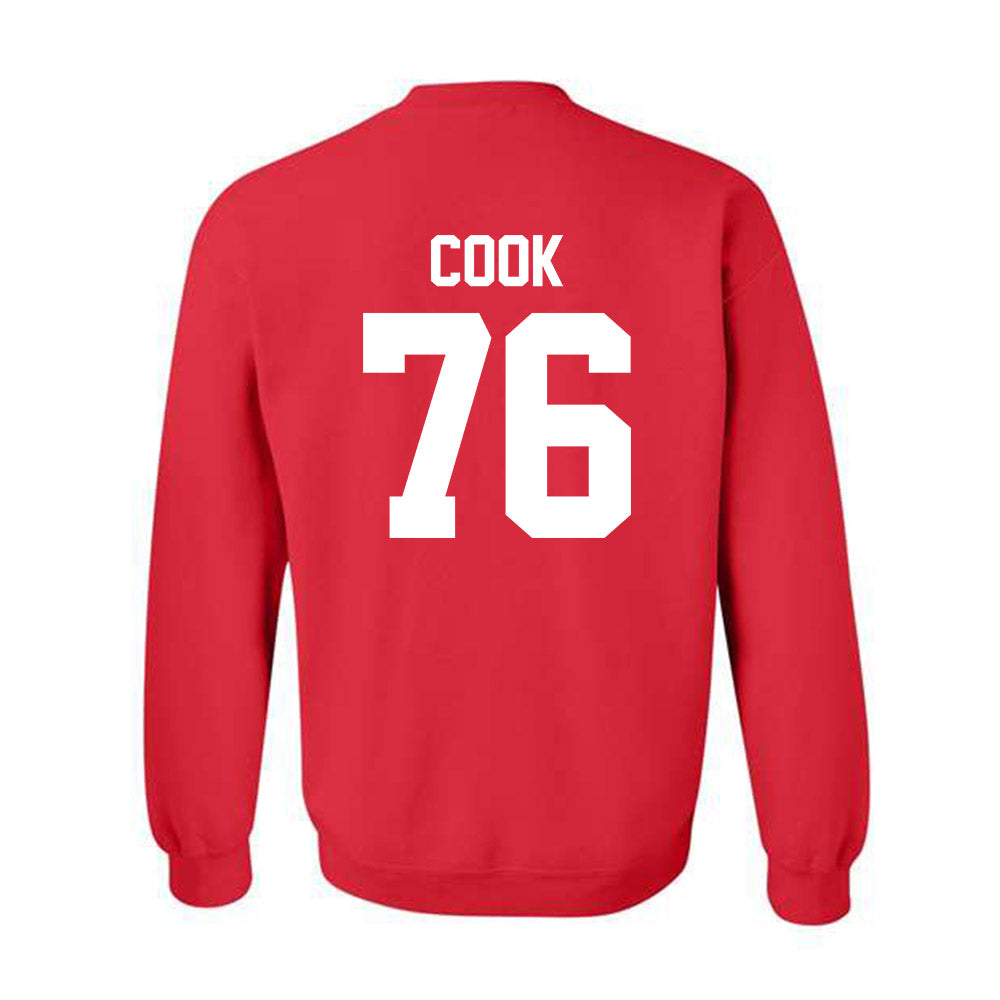 Ohio State - NCAA Football : Jake Cook - Classic Shersey Crewneck Sweatshirt-1