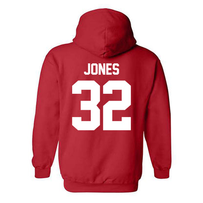 Ohio State - NCAA Men's Lacrosse : Tate Jones - Classic Shersey Hooded Sweatshirt-1