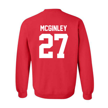 Ohio State - NCAA Men's Ice Hockey : Sam McGinley - Classic Shersey Crewneck Sweatshirt-1