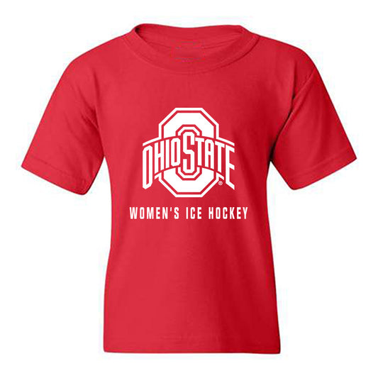 Ohio State - NCAA Women's Ice Hockey : Emma Peschel - Classic Shersey Youth T-Shirt-0