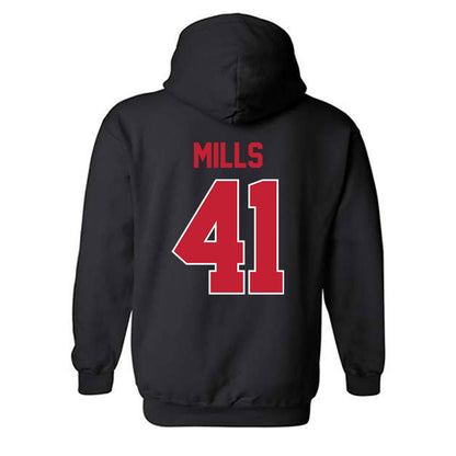 Ohio State - NCAA Football : Grant Mills - Classic Shersey Hooded Sweatshirt-1