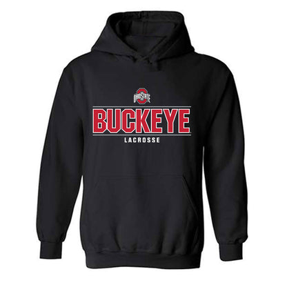 Ohio State - NCAA Men's Lacrosse : Greg Langermeier - Classic Shersey Hooded Sweatshirt-0