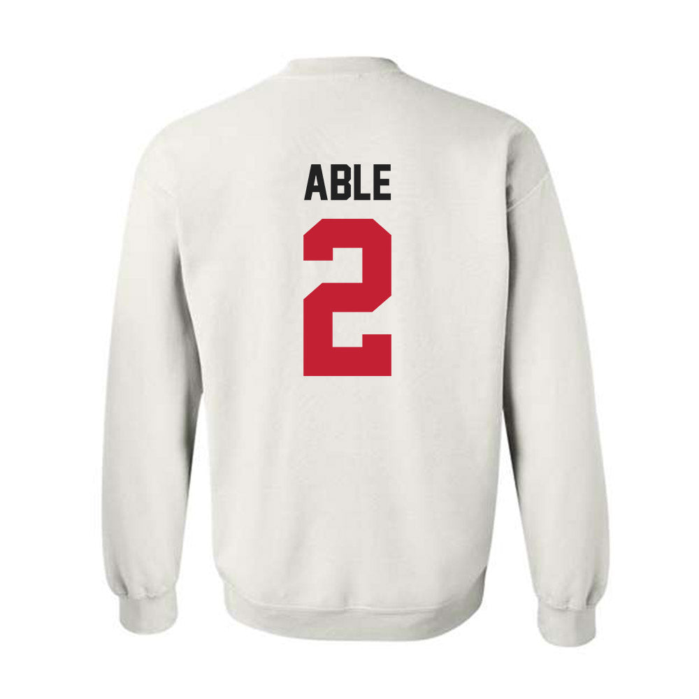 Ohio State - NCAA Men's Ice Hockey : Chris Able - Classic Shersey Crewneck Sweatshirt-1