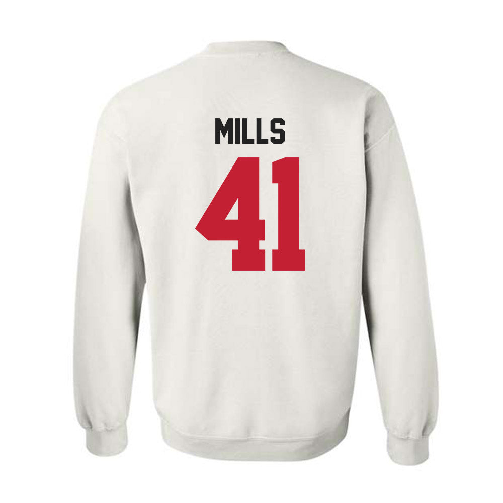Ohio State - NCAA Football : Grant Mills - Classic Shersey Crewneck Sweatshirt-1
