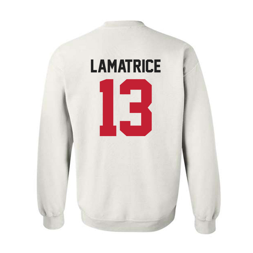 Ohio State - NCAA Men's Lacrosse : Angelo Lamatrice - Classic Shersey Crewneck Sweatshirt-1
