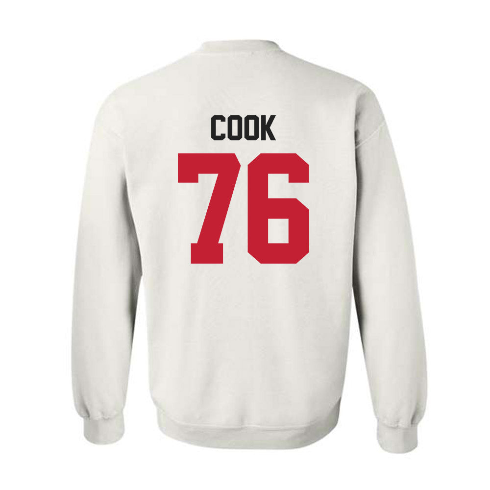 Ohio State - NCAA Football : Jake Cook - Classic Shersey Crewneck Sweatshirt-1