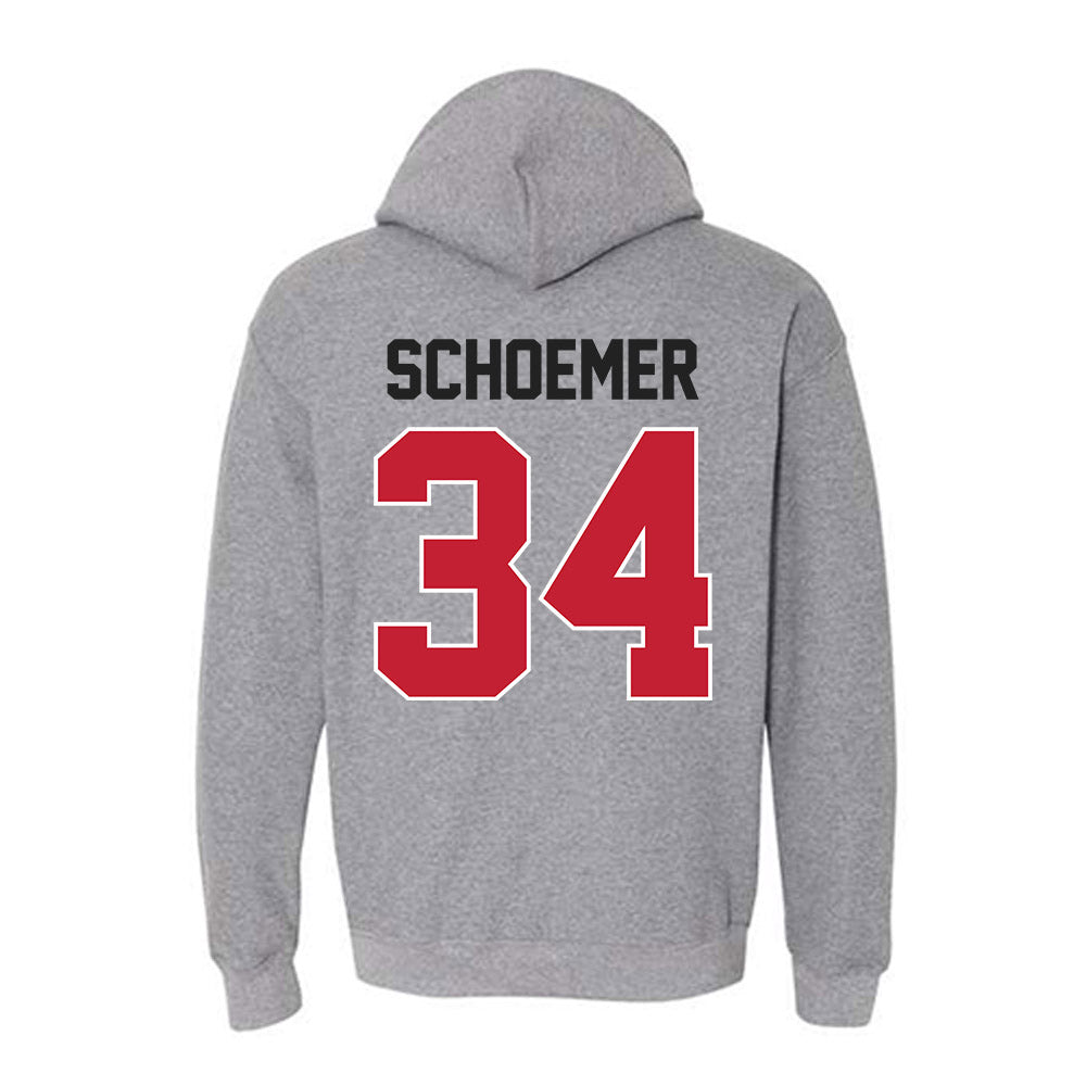 Ohio State - NCAA Women's Lacrosse : Audrey Schoemer - Classic Shersey Hooded Sweatshirt-1