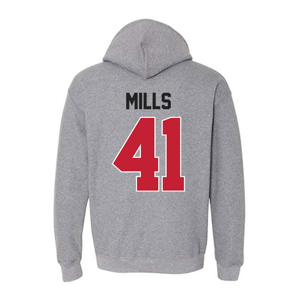 Ohio State - NCAA Football : Grant Mills - Classic Shersey Hooded Sweatshirt-1