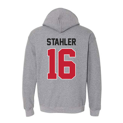 Ohio State - NCAA Women's Volleyball : Mia Stahler - Classic Shersey Hooded Sweatshirt-1