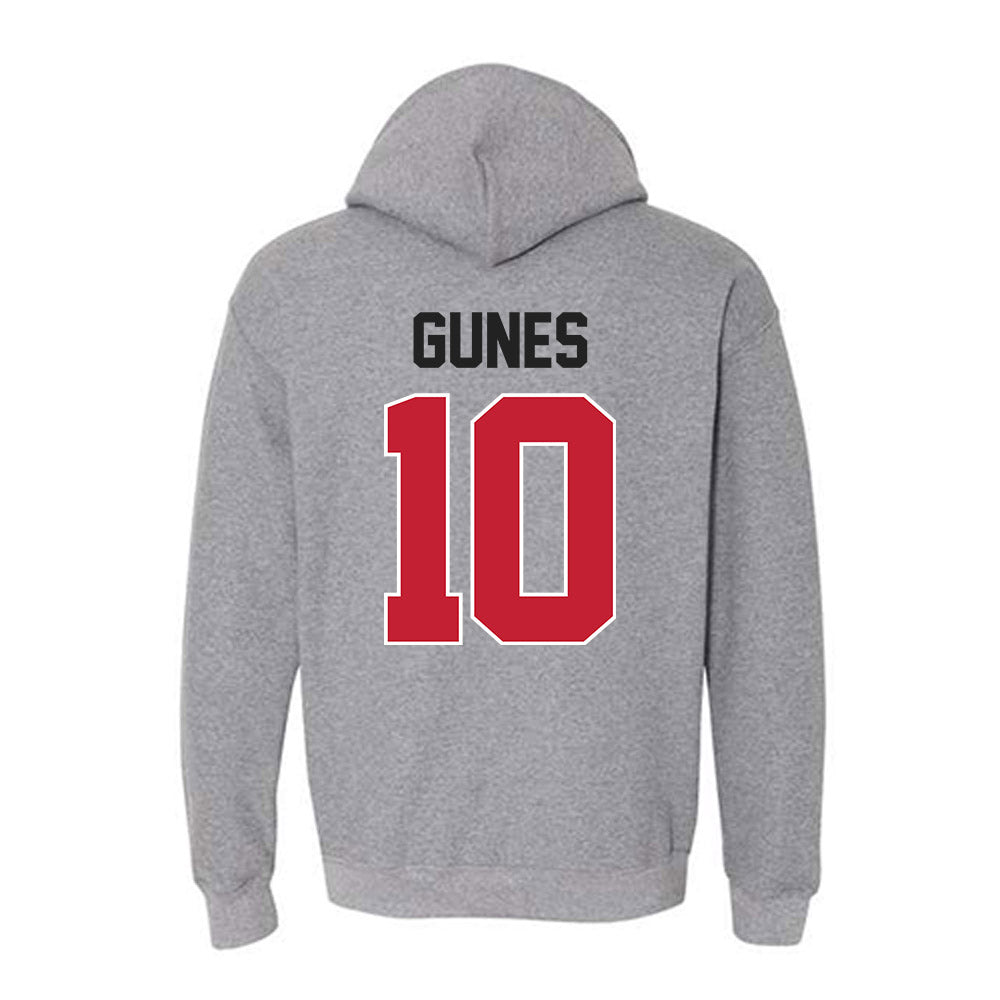 Ohio State - NCAA Women's Volleyball : Mina Gunes - Classic Shersey Hooded Sweatshirt-1