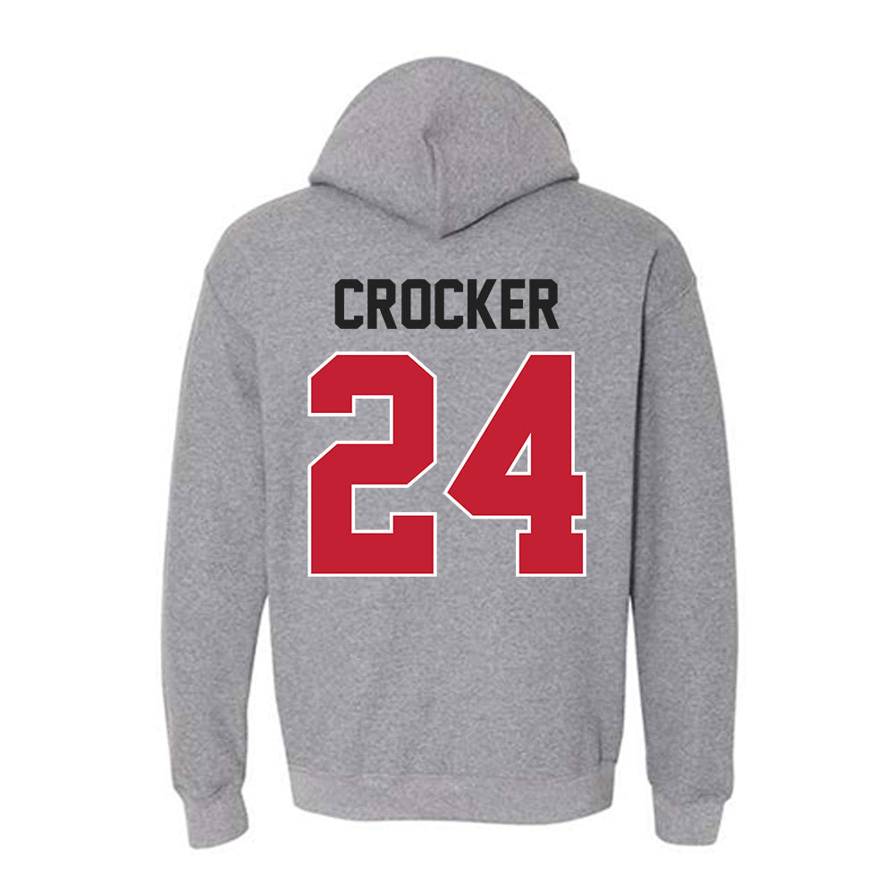 Ohio State - NCAA Men's Ice Hockey : Niall Crocker - Classic Shersey Hooded Sweatshirt-1