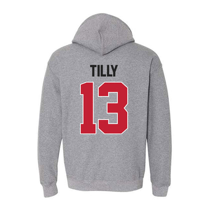 Ohio State - NCAA Men's Basketball : Christoph Tilly - Classic Shersey Hooded Sweatshirt-1