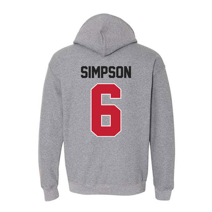 Ohio State - NCAA Baseball : Maddix Simpson - Classic Shersey Hooded Sweatshirt-1