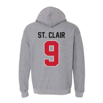 Ohio State - NCAA Football : Tavien St. Clair - Classic Shersey Hooded Sweatshirt-1
