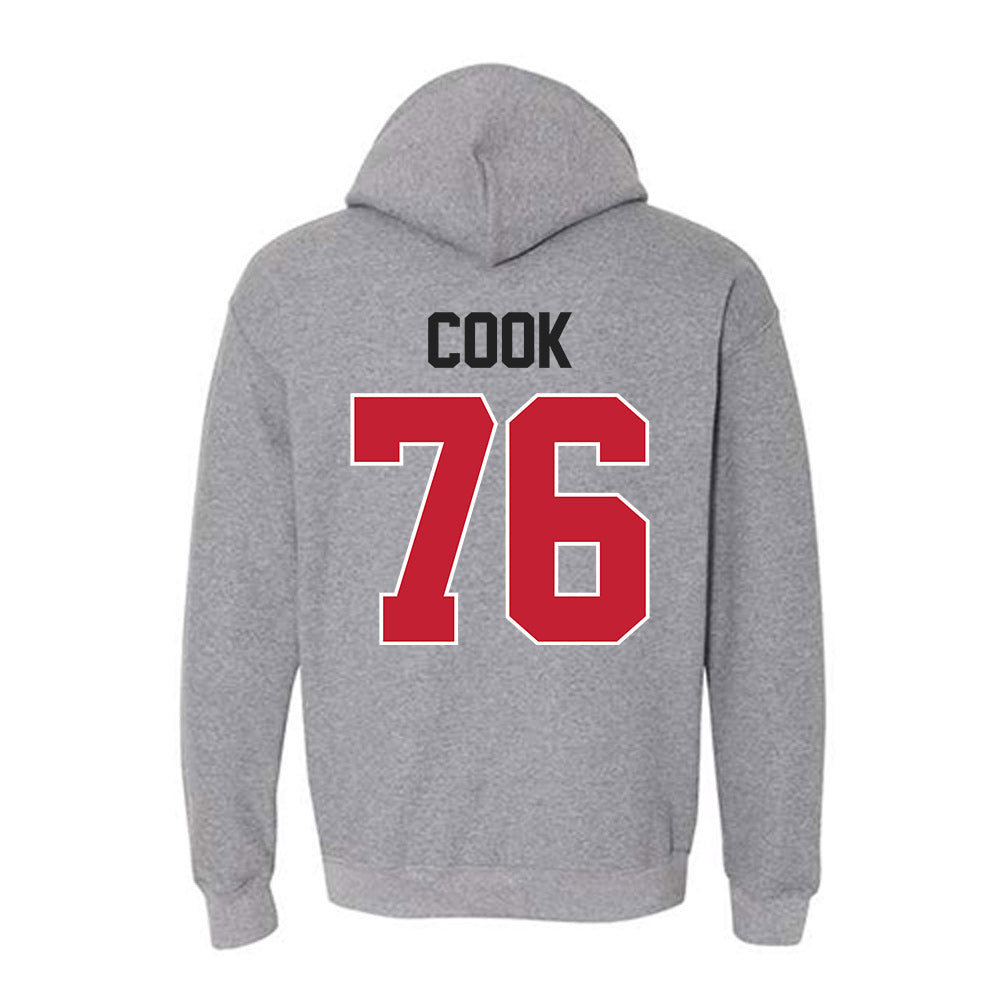 Ohio State - NCAA Football : Jake Cook - Classic Shersey Hooded Sweatshirt-1