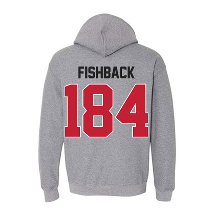 Ohio State - NCAA Wrestling : Dylan Fishback - Classic Shersey Hooded Sweatshirt-1