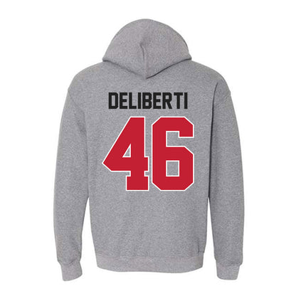 Ohio State - NCAA Men's Lacrosse : Jack Deliberti - Classic Shersey Hooded Sweatshirt-1