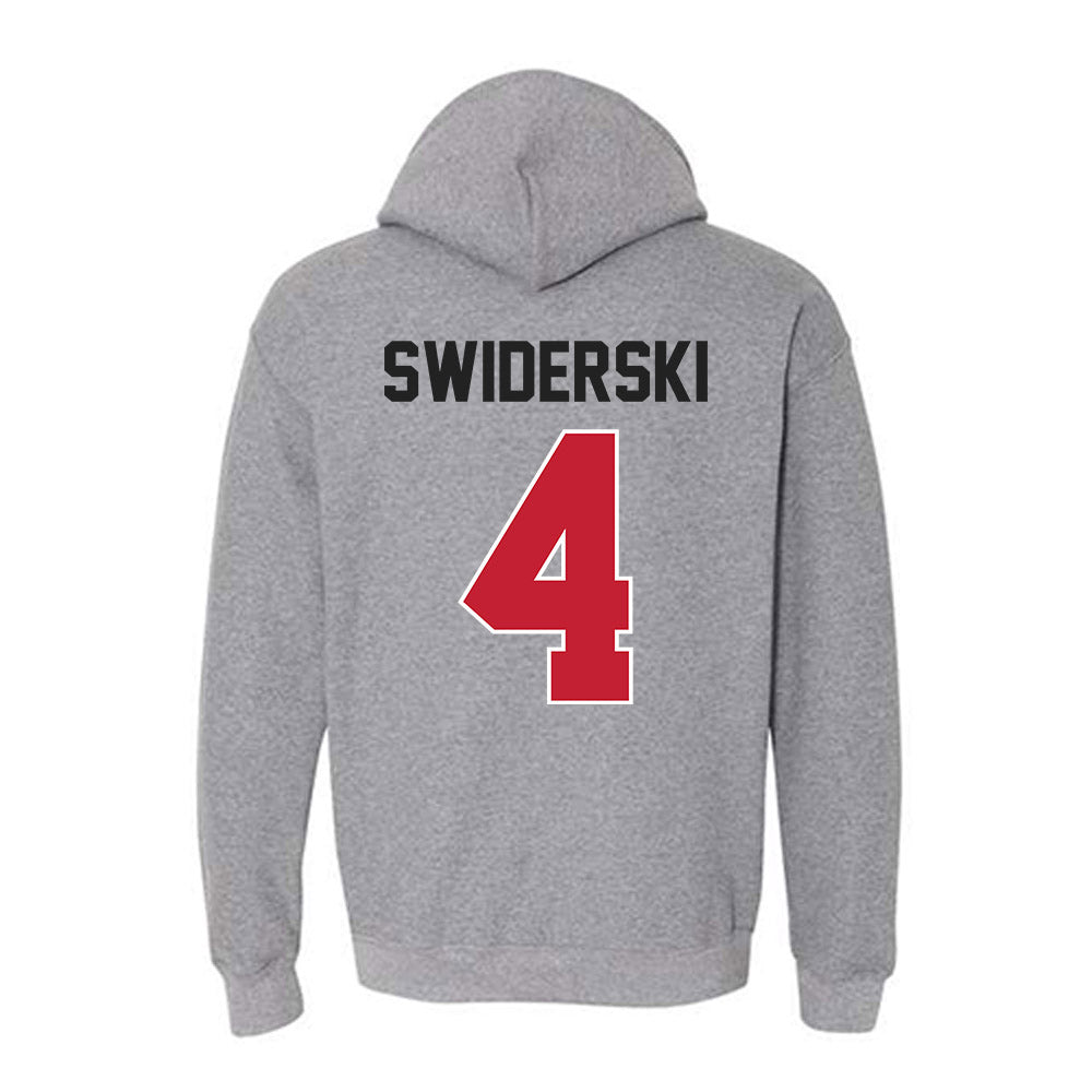 Ohio State - NCAA Women's Ice Hockey : Sara Swiderski - Classic Shersey Hooded Sweatshirt-1