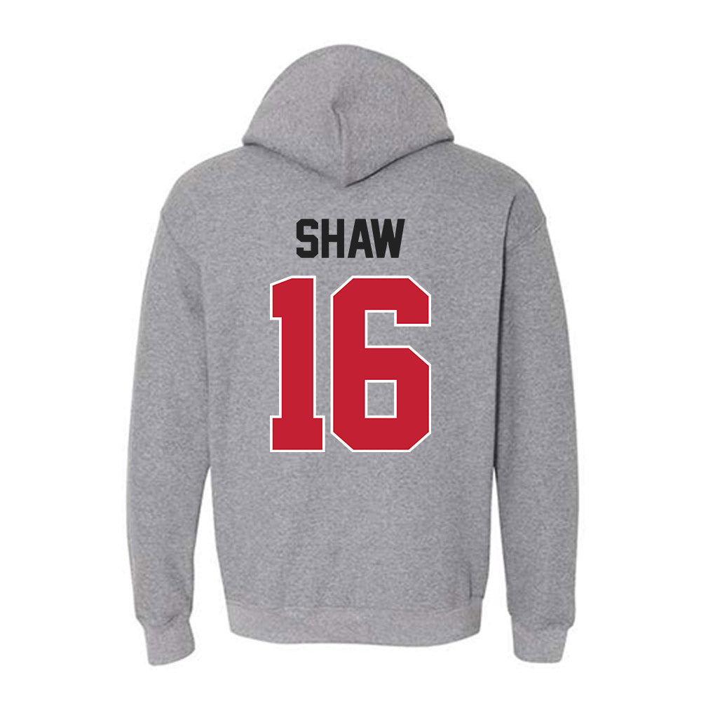 Ohio State - NCAA Men's Lacrosse : Dominic Shaw - Classic Shersey Hooded Sweatshirt-1