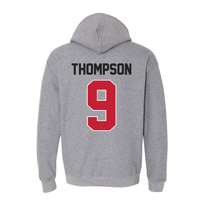 Ohio State - NCAA Men's Ice Hockey : Riley Thompson - Classic Shersey Hooded Sweatshirt-1