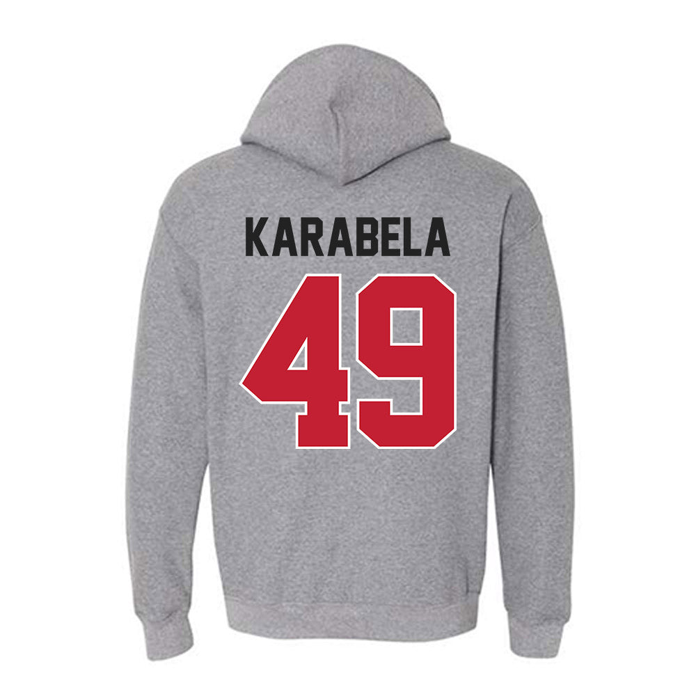 Ohio State - NCAA Men's Ice Hockey : Jake Karabela - Classic Shersey Hooded Sweatshirt-1