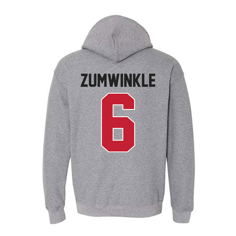 Ohio State - NCAA Women's Ice Hockey : Emily Zumwinkle - Classic Shersey Hooded Sweatshirt-1