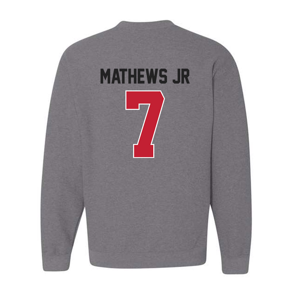 Ohio State - NCAA Football : Jermaine Mathews Jr - Classic Shersey Crewneck Sweatshirt-1