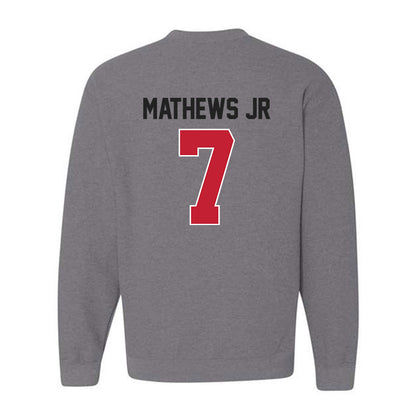 Ohio State - NCAA Football : Jermaine Mathews Jr - Classic Shersey Crewneck Sweatshirt-1